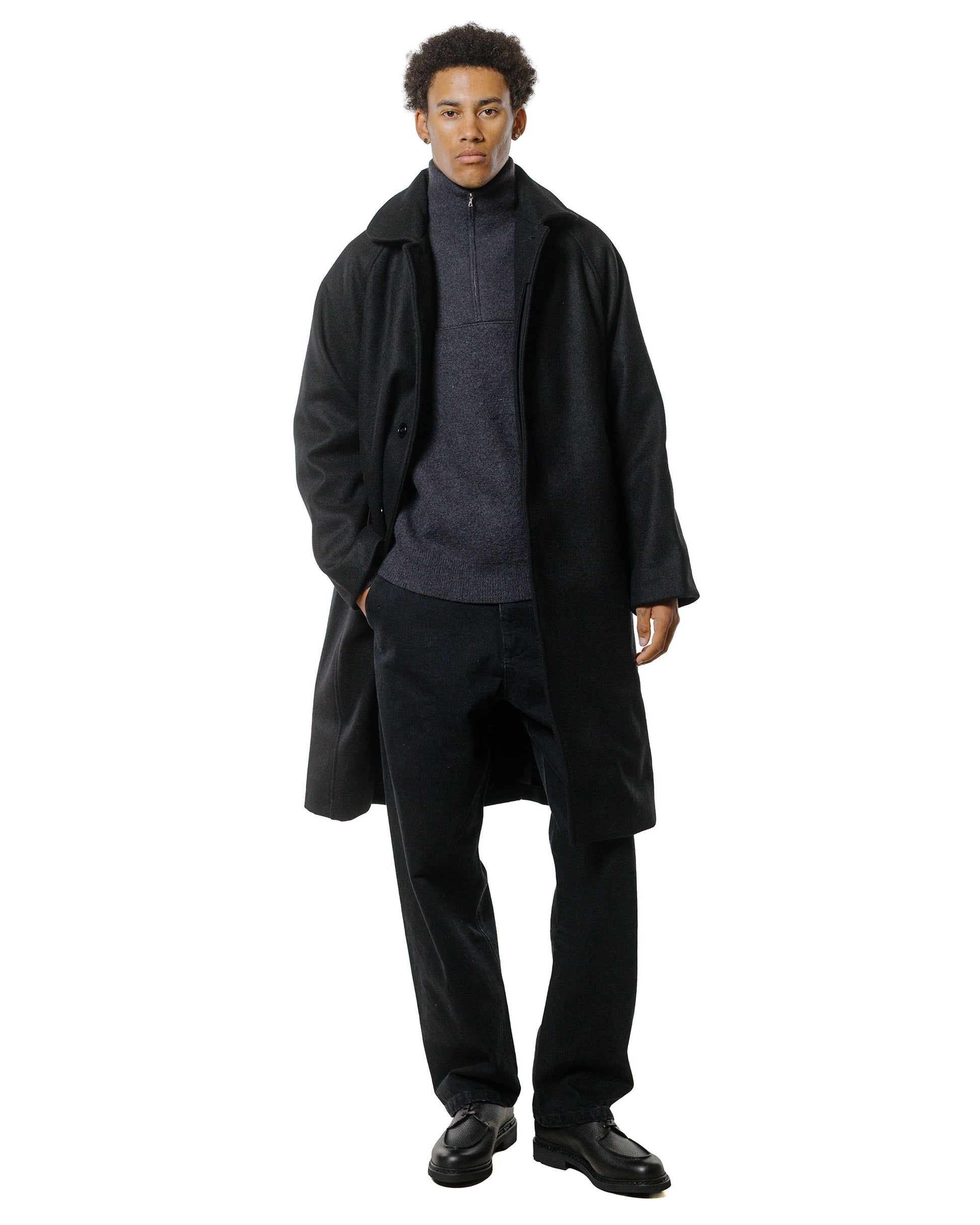 lost & found Arpenteur Arpenteur Cam Felted Wool Charcoal