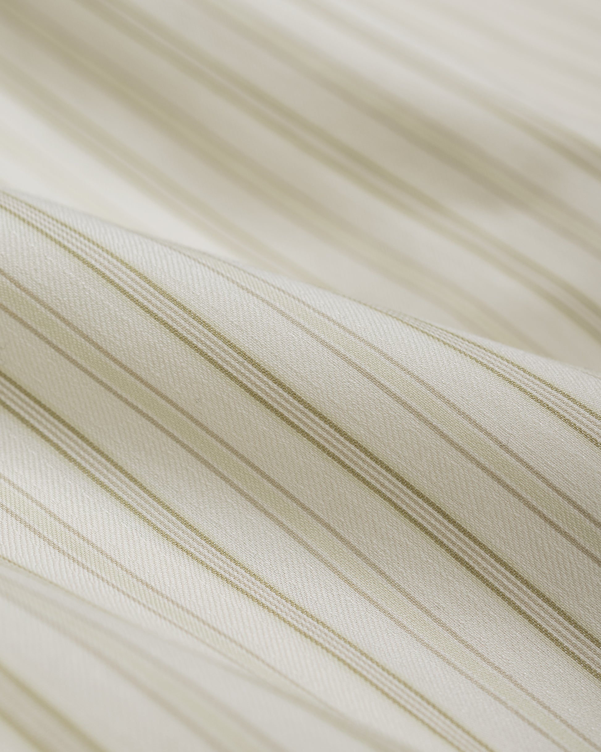 lost & found Auralee Auralee Cotton Silk Stripe Shirt Ivory Stripe