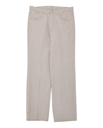 lost & found Auralee Auralee Faded Hard Twist Denim 5P Pants Light Gray