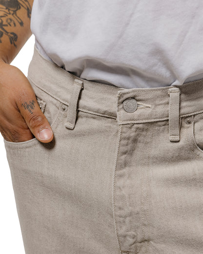 lost & found Auralee Auralee Faded Hard Twist Denim 5P Pants Light Gray