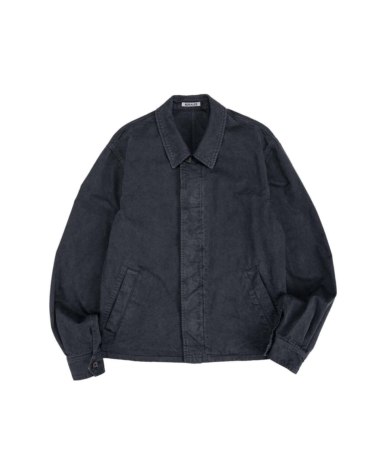 lost & found Auralee Auralee Garment Dyed Finx Light Chino Blouson Black