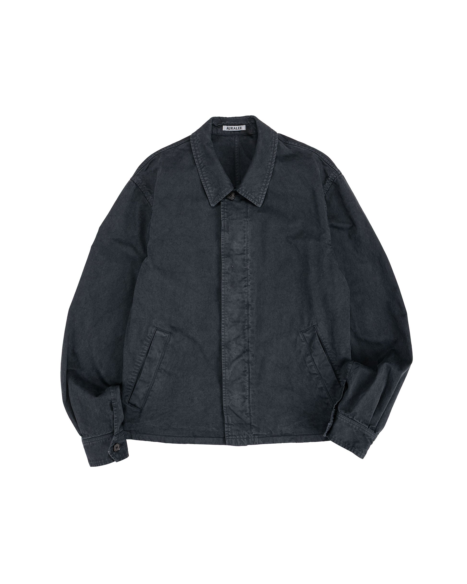 lost & found Auralee Auralee Garment Dyed Finx Light Chino Blouson Black