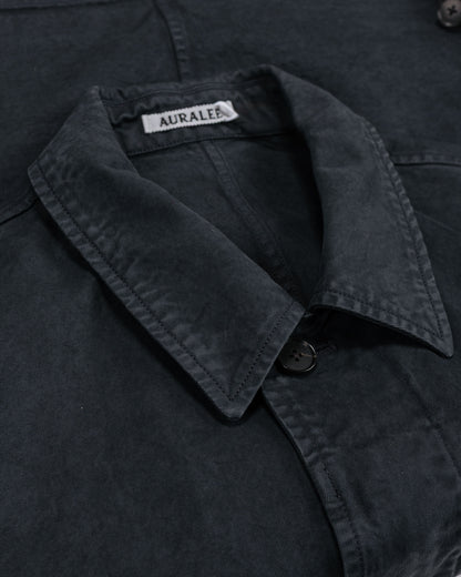 lost & found Auralee Auralee Garment Dyed Finx Light Chino Blouson Black
