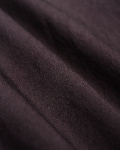 lost & found Auralee Auralee Garment Dyed Finx Shuttle Weather Shirt Dark Brown