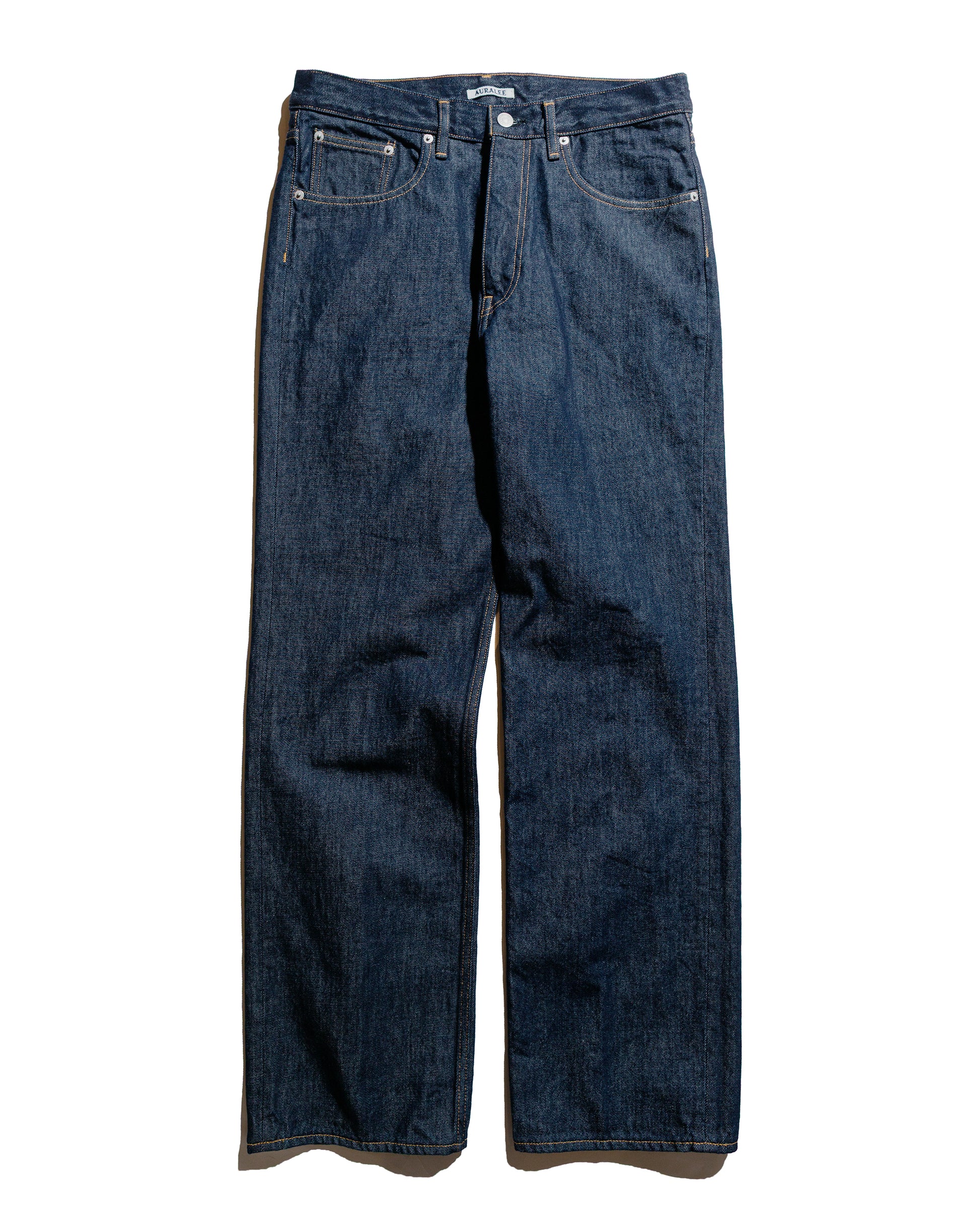 lost & found Auralee Auralee Hard Twist Denim 5P Pants Indigo