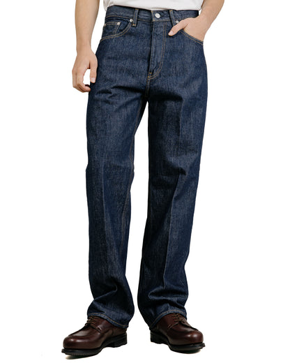 Auralee Hard Twist Denim 5P Pants Indigo