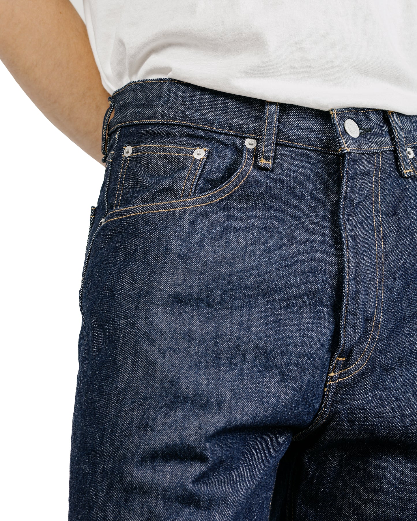 Auralee Hard Twist Denim 5P Pants Indigo