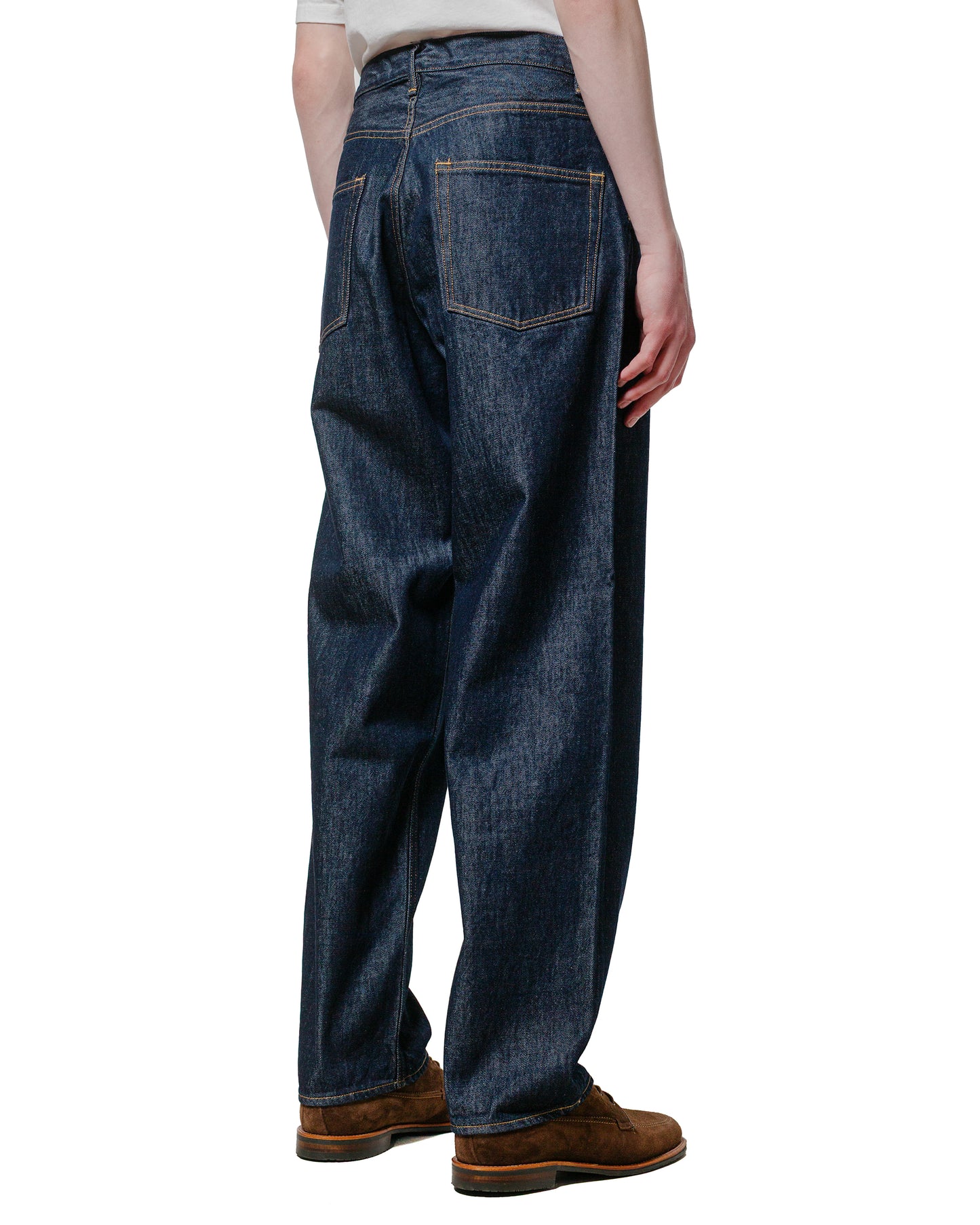 lost & found Auralee Auralee Hard Twist Denim Wide Pants Indigo