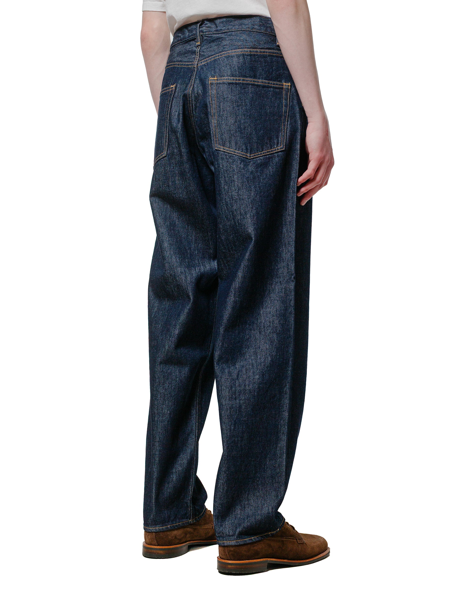 lost & found Auralee Auralee Hard Twist Denim Wide Pants Indigo