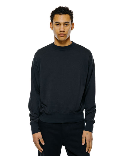 lost & found Auralee Auralee High Twist Light Sweat P/O Ink Black