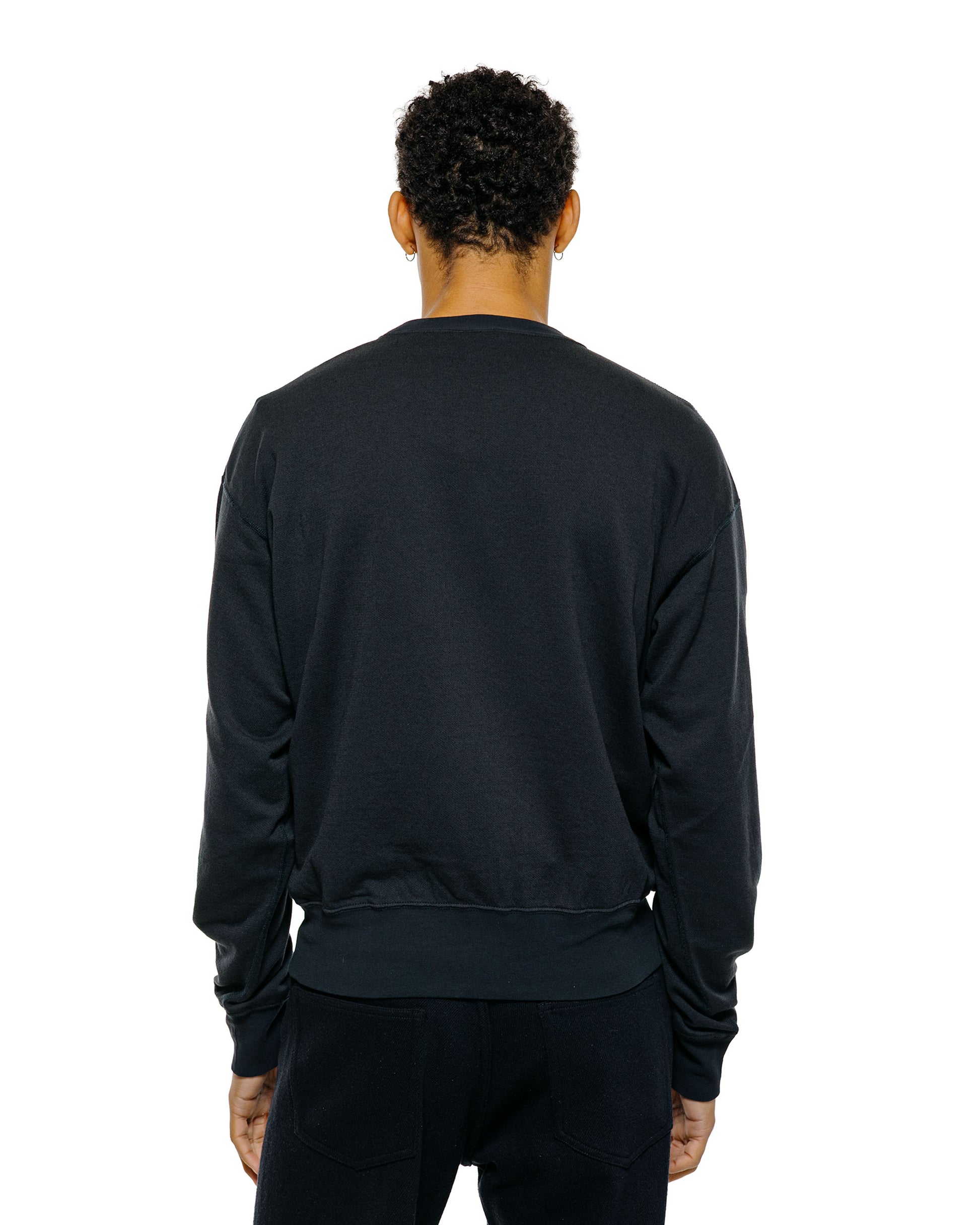 lost & found Auralee Auralee High Twist Light Sweat P/O Ink Black