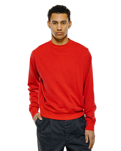 lost & found Auralee Auralee High Twist Light Sweat P/O Red