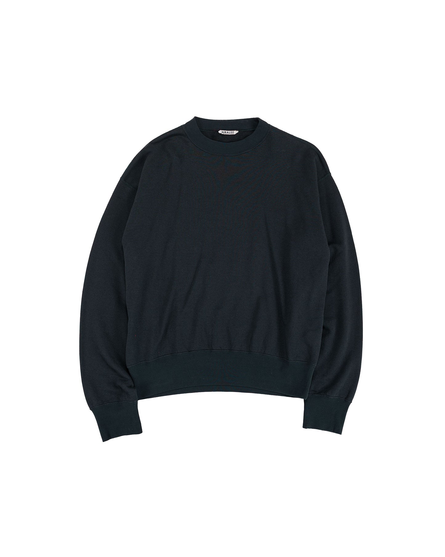 lost & found Auralee Auralee High Twist Light Sweat P/O Ink Black
