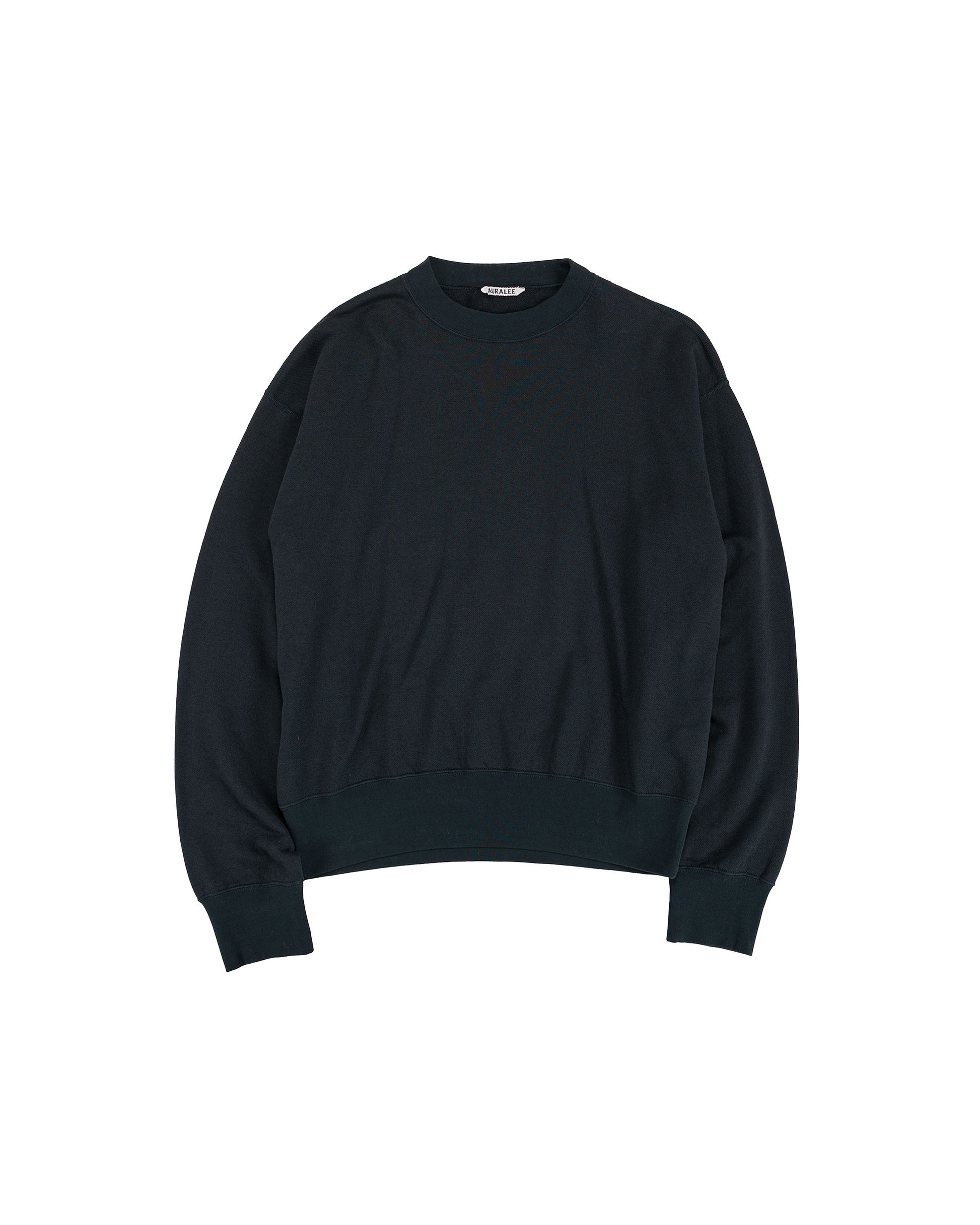 lost & found Auralee Auralee High Twist Light Sweat P/O Ink Black