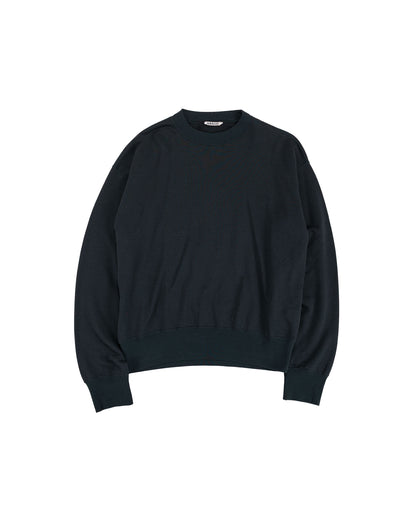 lost & found Auralee Auralee High Twist Light Sweat P/O Ink Black