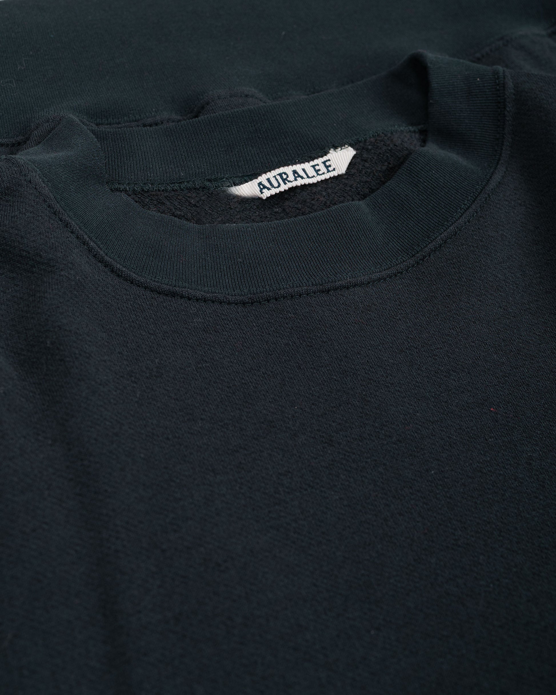 lost & found Auralee Auralee High Twist Light Sweat P/O Ink Black