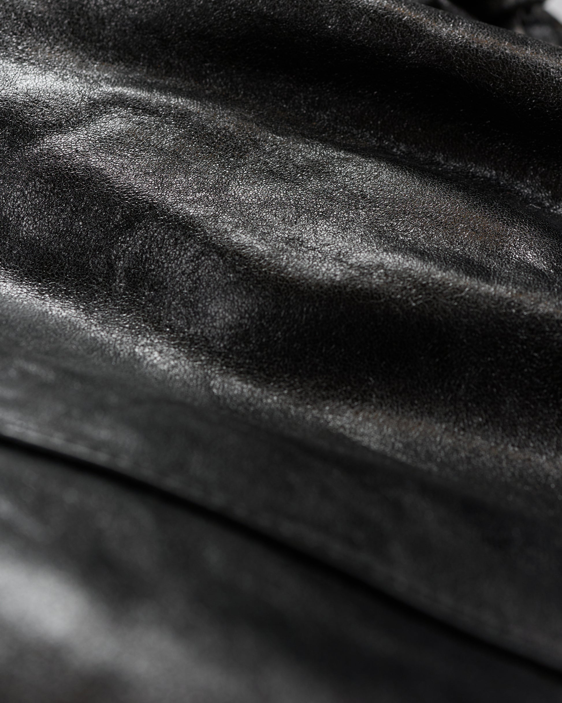 lost & found Auralee Auralee Lamb Leather Zip Blouson Black