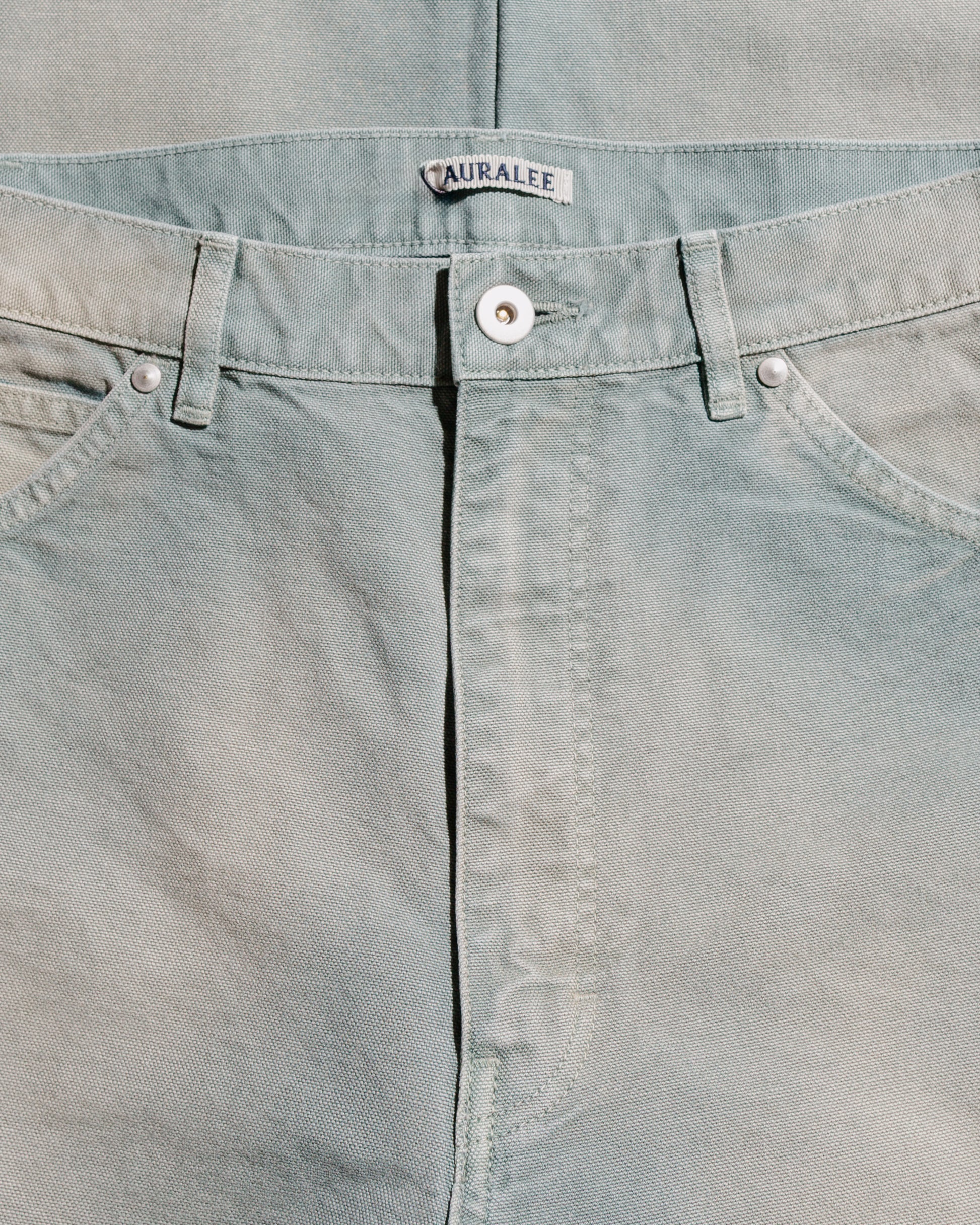 lost & found Auralee Auralee Organic Cotton Duck Pants Ash Green