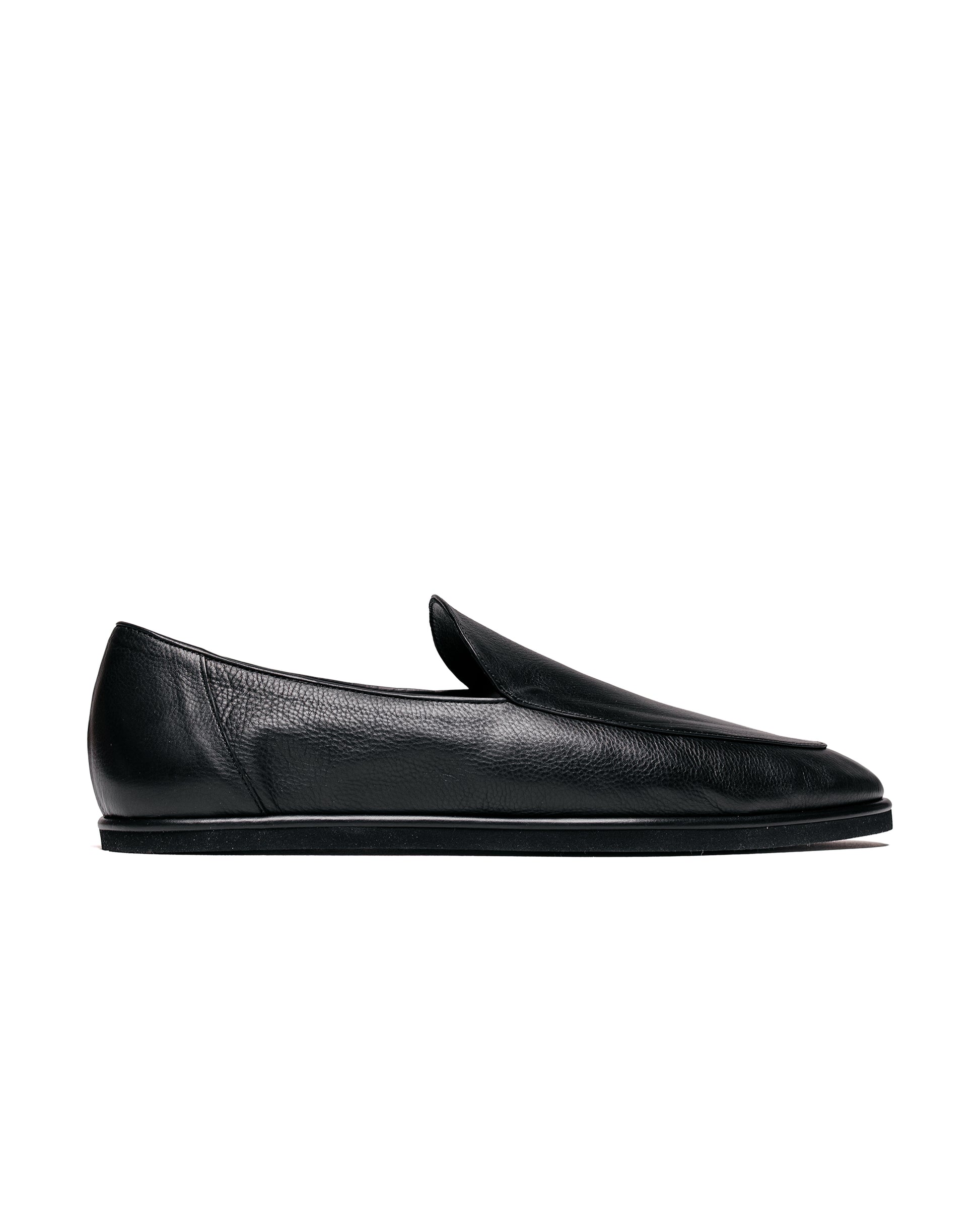 lost & found Auralee Auralee Soft Leather Loafers Black