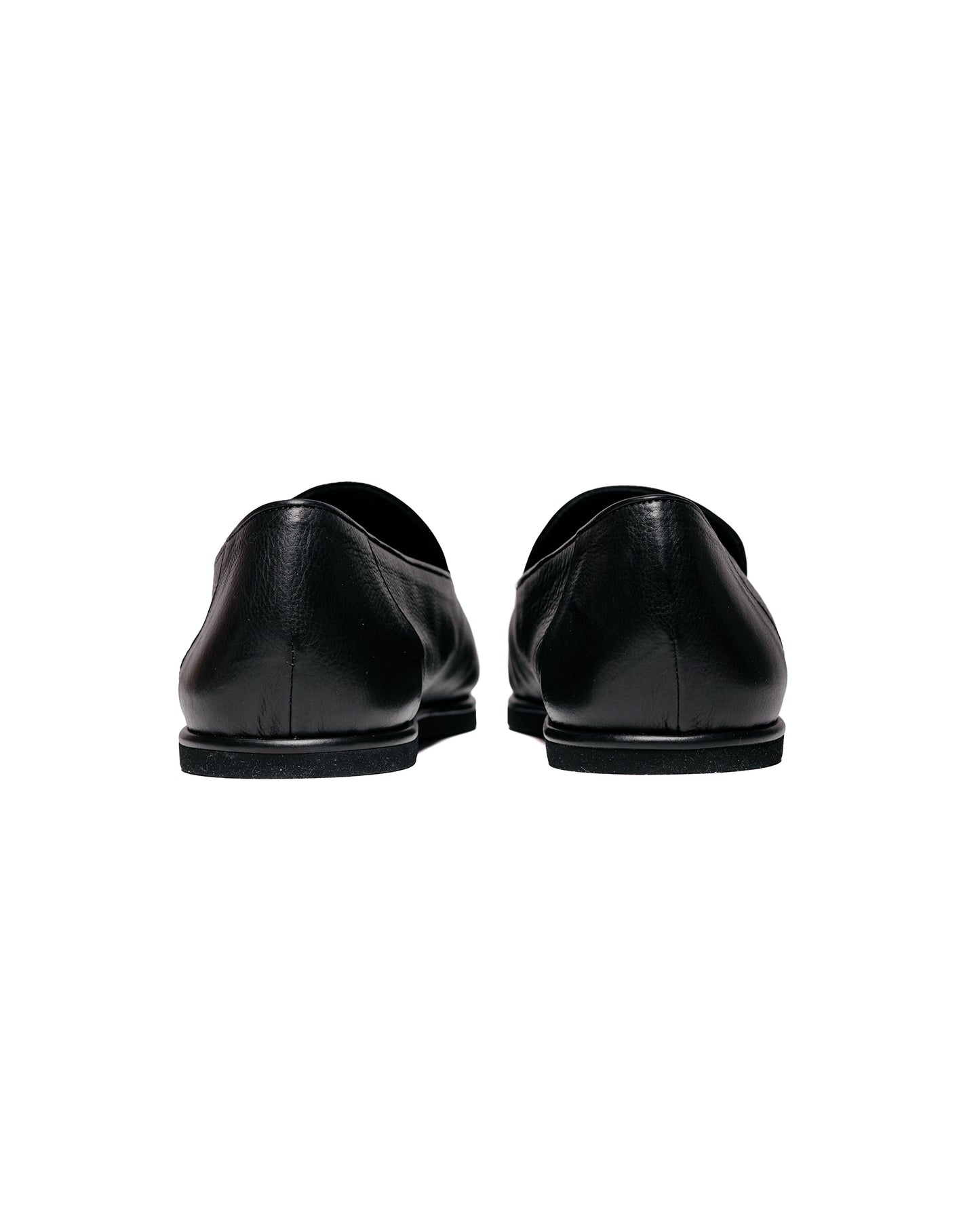 lost & found Auralee Auralee Soft Leather Loafers Black