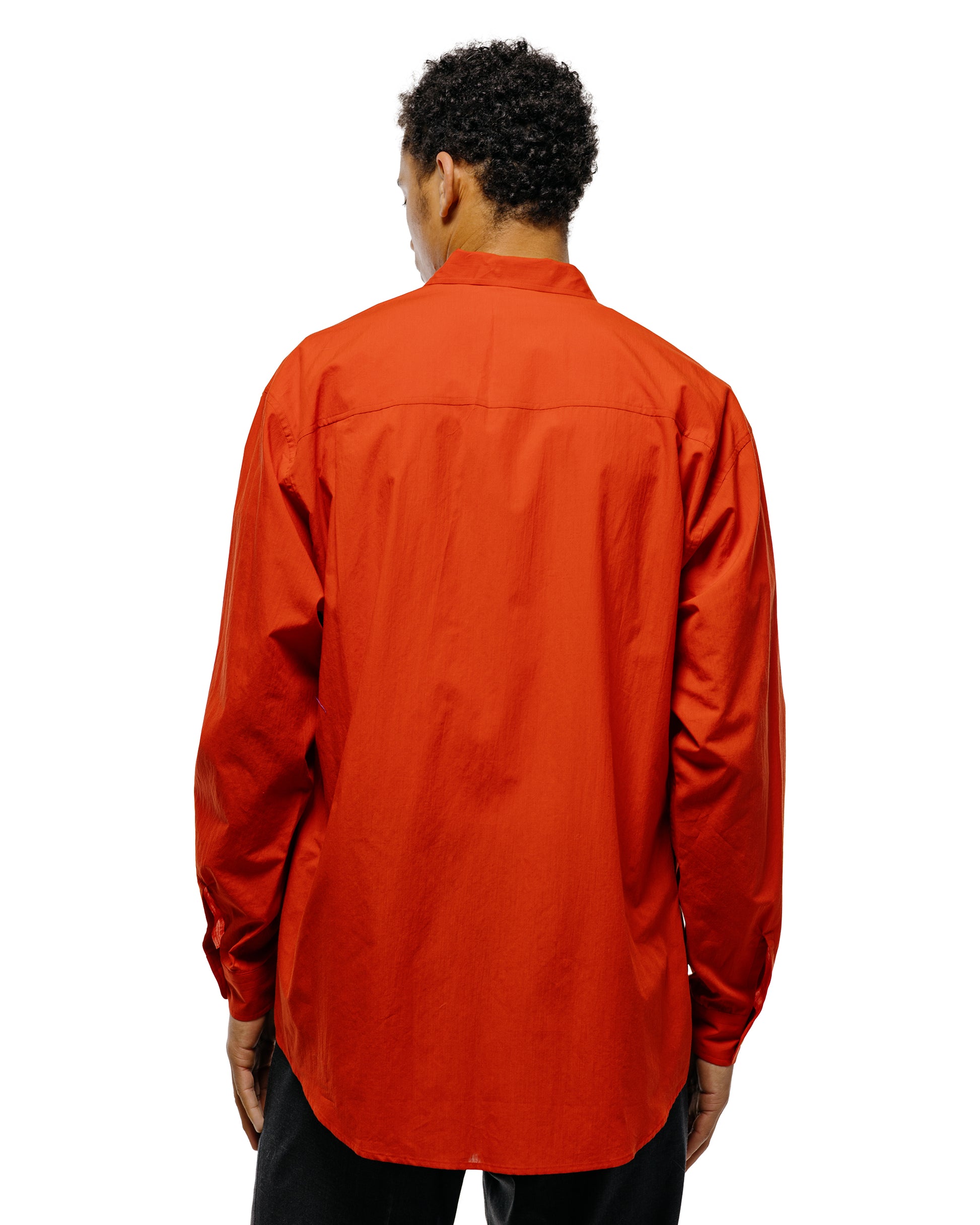 lost & found Auralee Auralee Super Fine Cotton Lawn Shirt Red