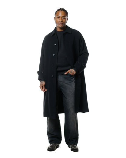 lost & found Auralee Auralee Super Fine Wool Rib Knit P/O Black