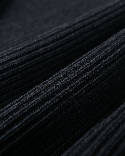 lost & found Auralee Auralee Super Fine Wool Rib Knit P/O Black