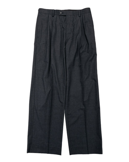 lost & found Auralee Auralee Ultra Fine Tropical Wool Two-Tuck Slacks Top Charcoal