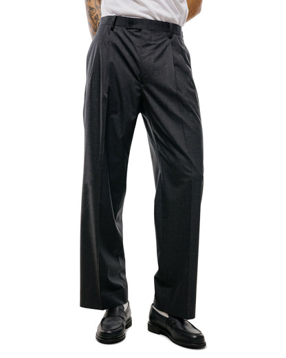 lost & found Auralee Auralee Ultra Fine Tropical Wool Two-Tuck Slacks Top Charcoal