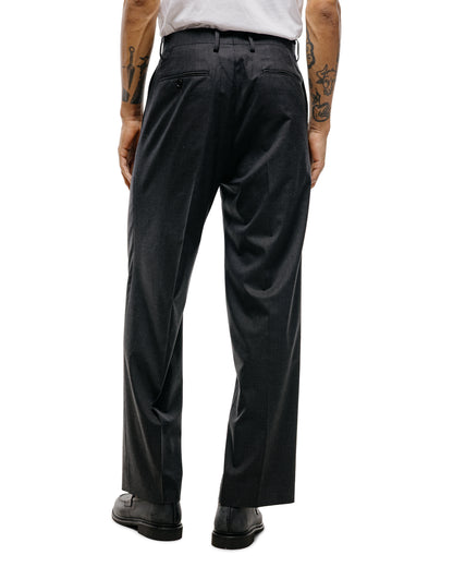 lost & found Auralee Auralee Ultra Fine Tropical Wool Two-Tuck Slacks Top Charcoal