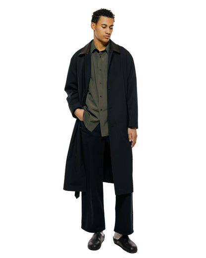 lost & found Auralee Auralee Washed Finx Weather Chambray Shirt Dark Olive