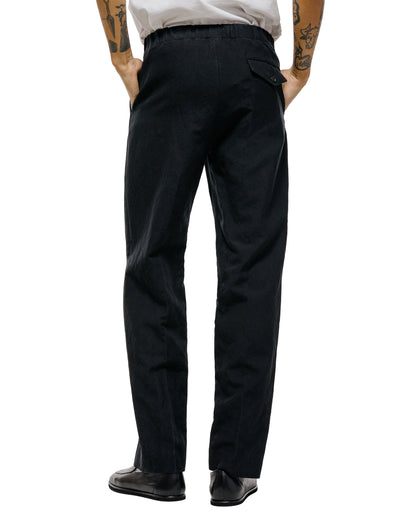lost & found Auralee Auralee Wool Cotton Linen Ox Drawstring Pants Black