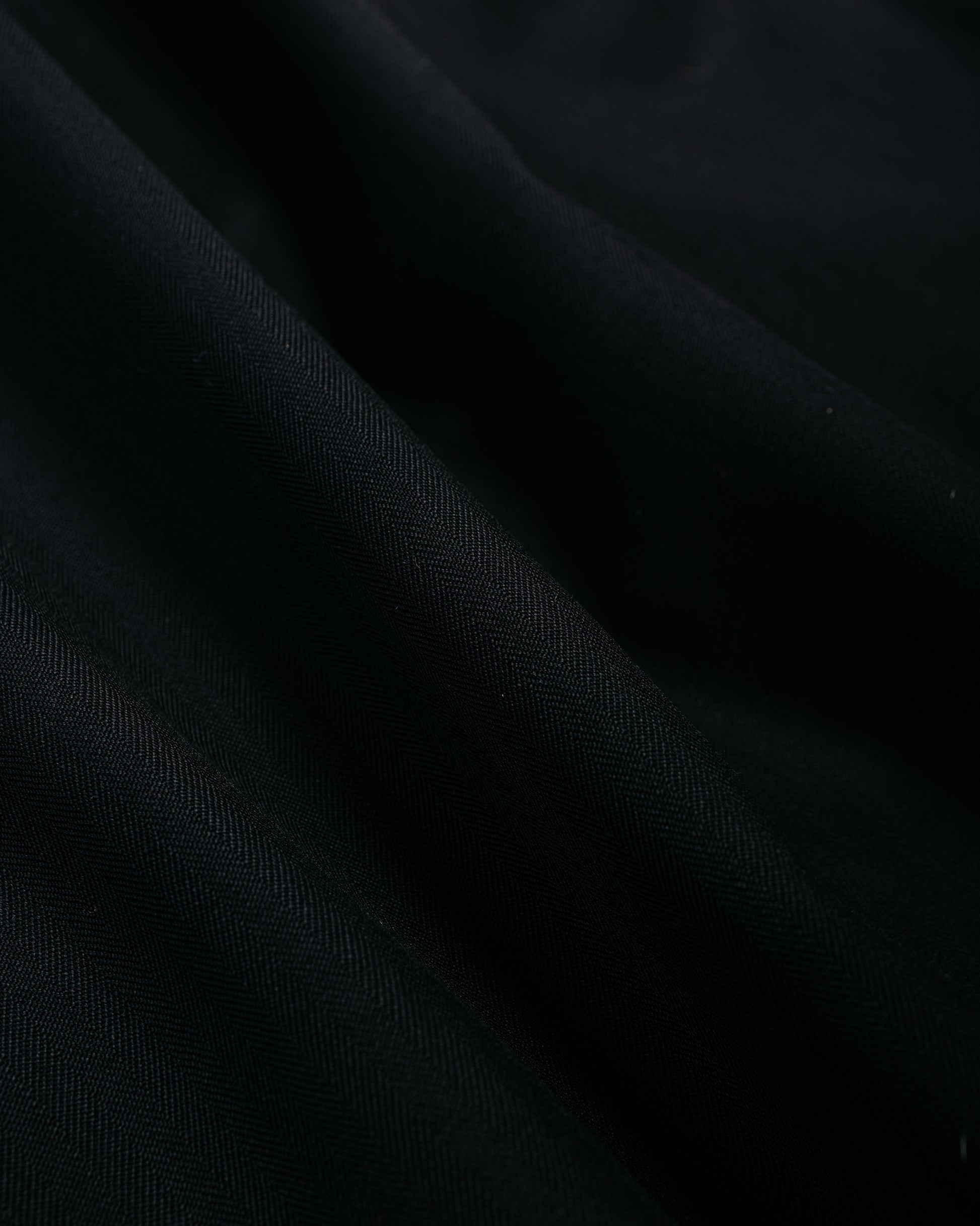 lost & found Auralee Auralee Wool Herringbone Blouson Black