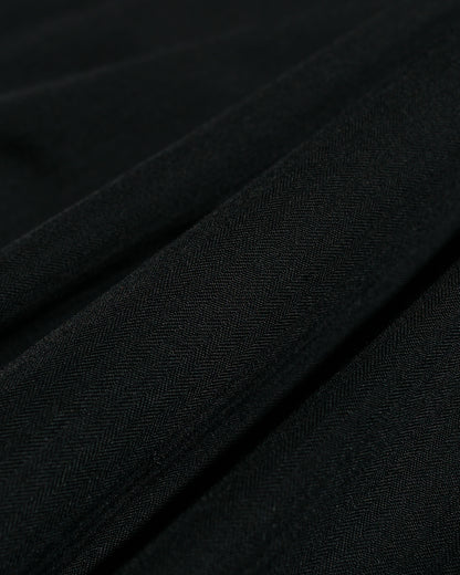 lost & found Auralee Auralee Wool Herringbone Cargo Pants Black