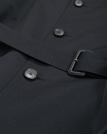lost & found Auralee Auralee Wool Max Canvas Coat Black