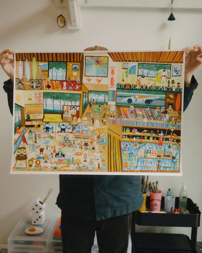 Andrew Watch / Lost & Found "Life's Good" Print