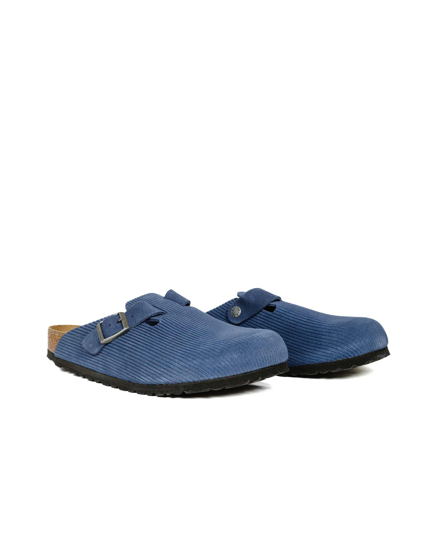 lost & found Birkenstock Birkenstock Boston Indigo Blue Suede Corduroy