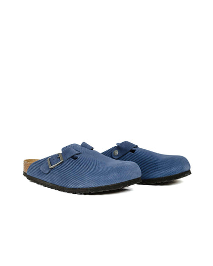 lost & found Birkenstock Birkenstock Boston Indigo Blue Suede Corduroy