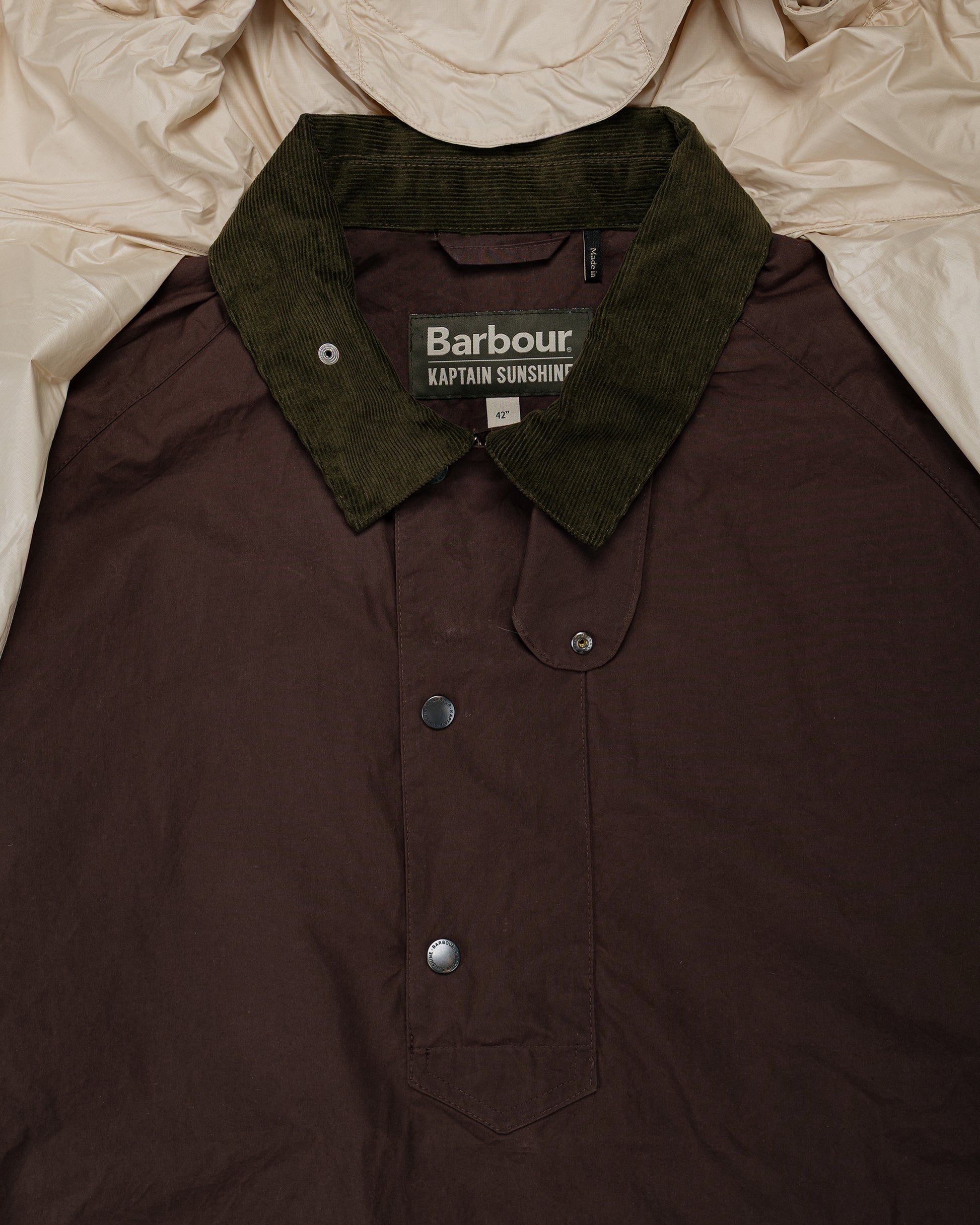 lost & found Barbour Barbour KAPTAIN SUNSHINE Transport Smock Casual Jacket Light Olive