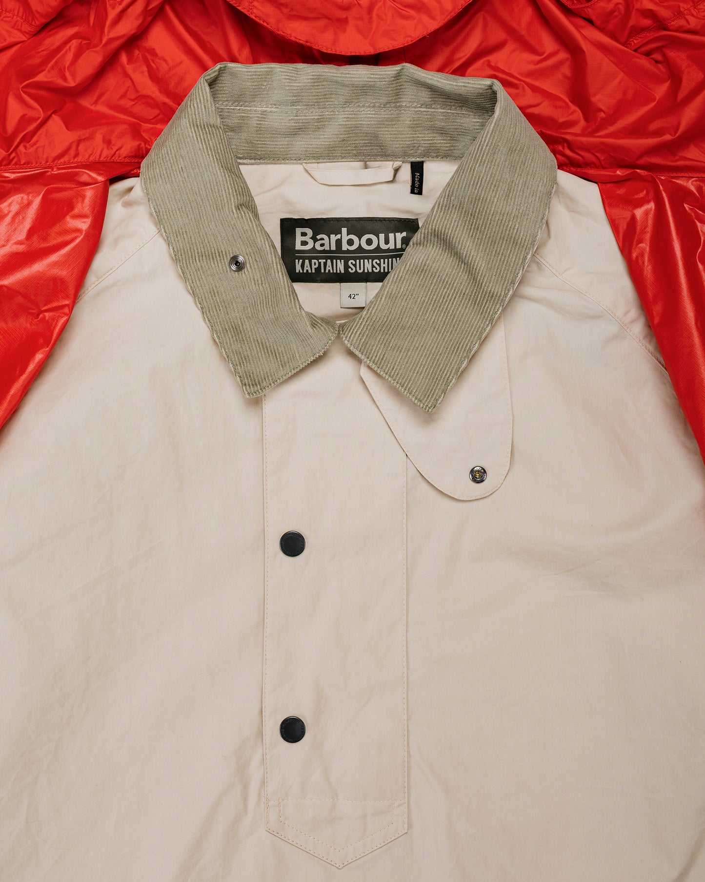 lost & found Barbour Barbour KAPTAIN SUNSHINE Transport Smock Casual Jacket Oatmeal