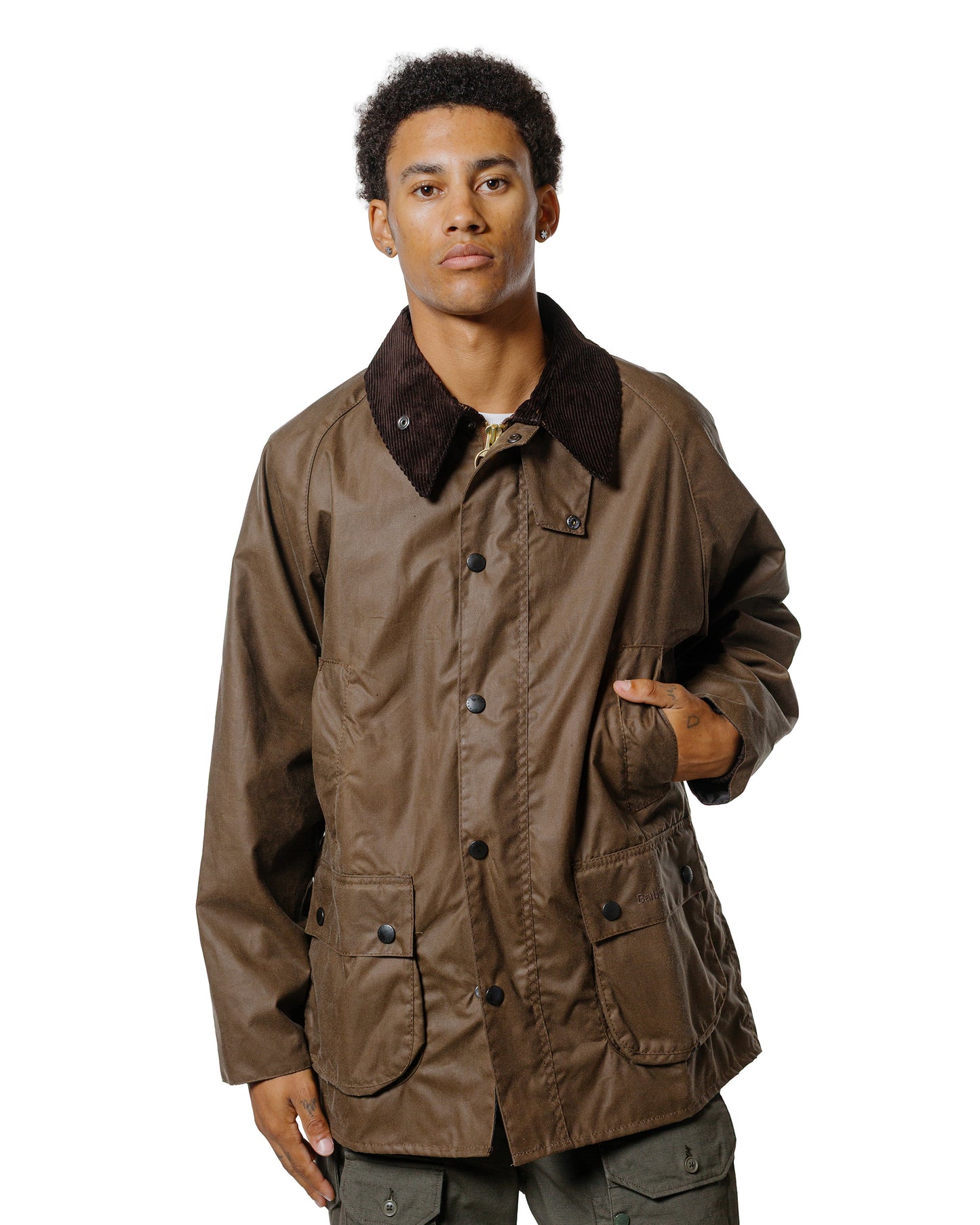 lost & found Barbour Barbour Bedale Wax Jacket Bark