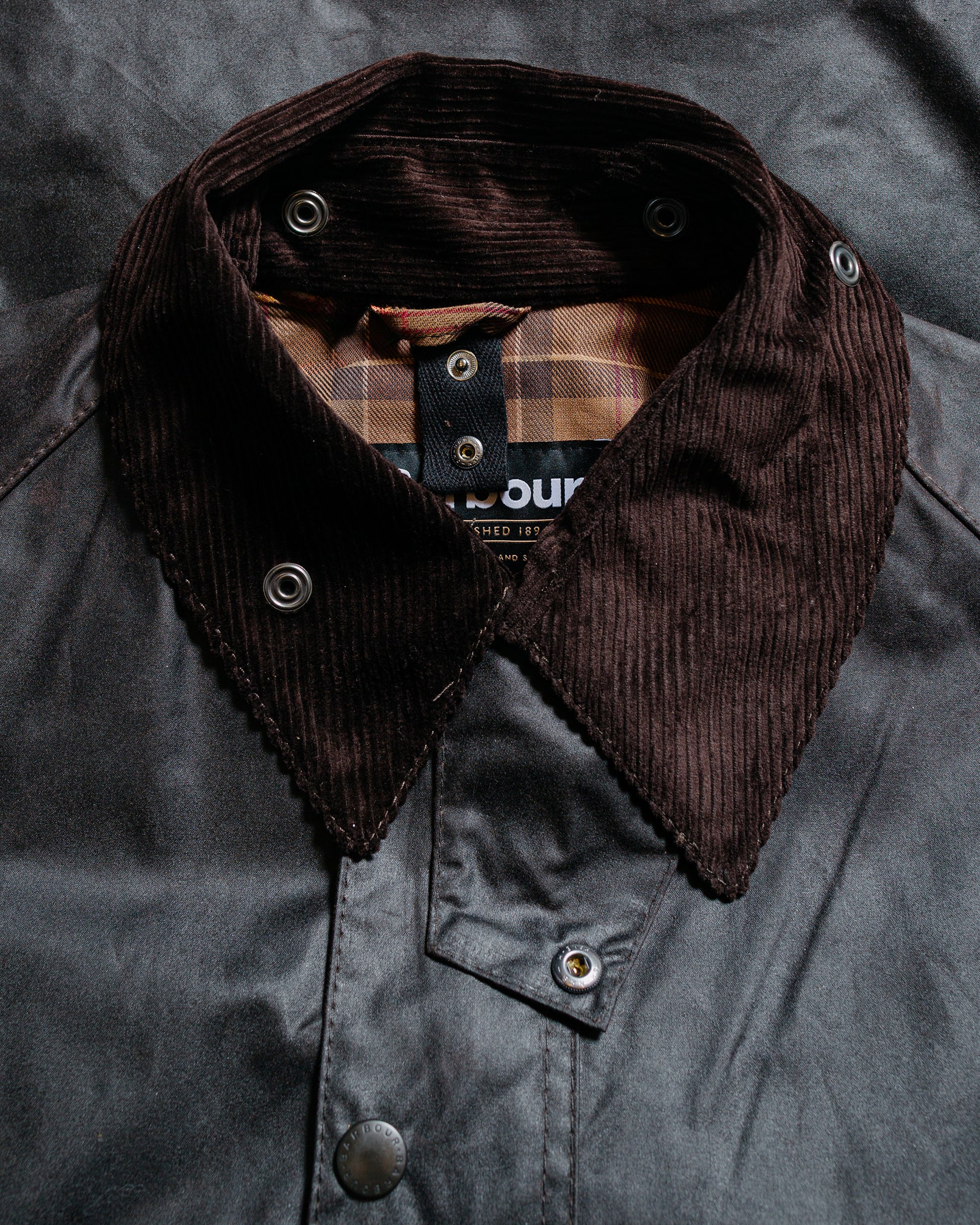 lost & found Barbour Barbour Bedale Wax Jacket Rustic
