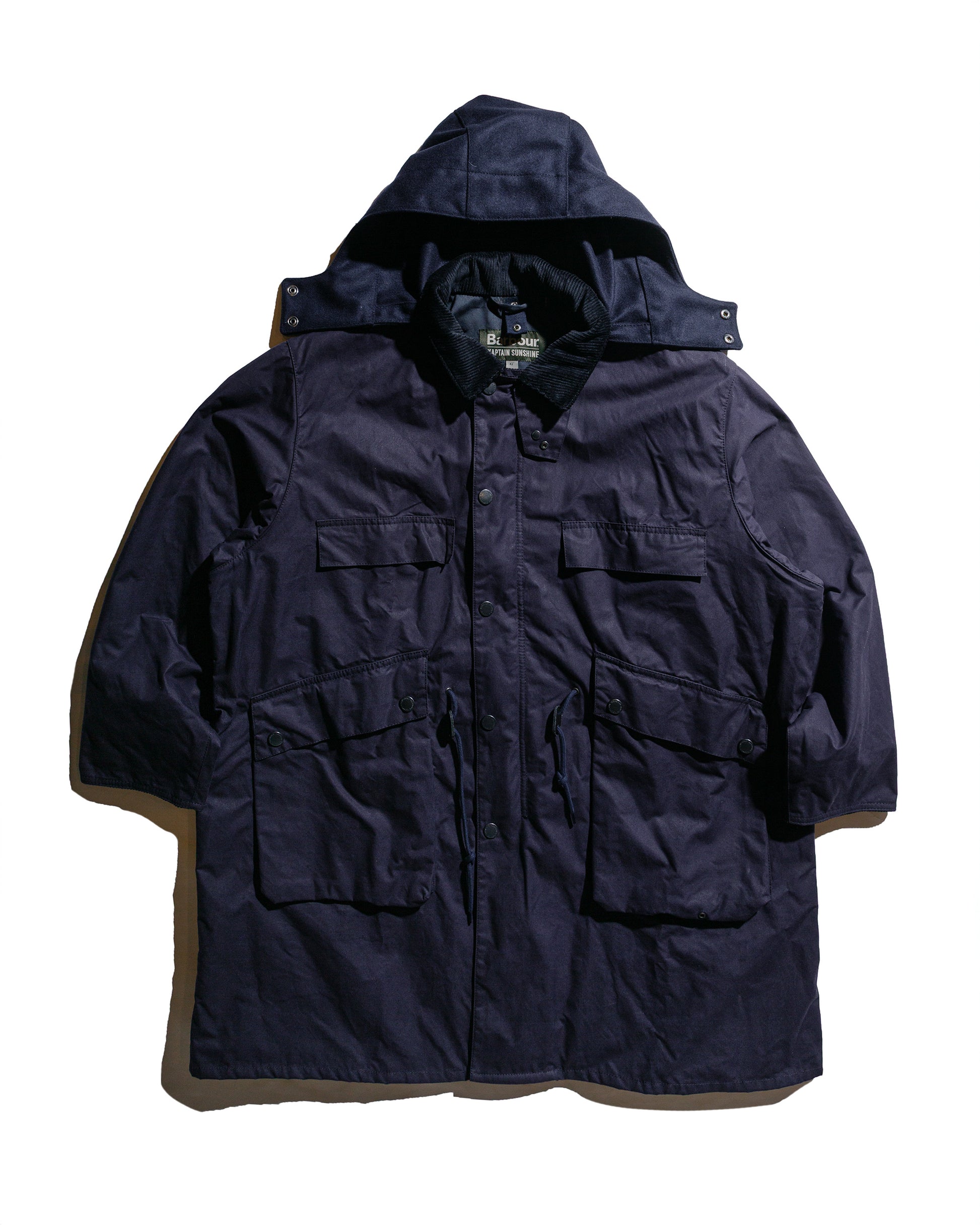 lost & found Barbour Barbour KAPTAIN SUNSHINE Bedale Casual Field Coat Dark Indigo