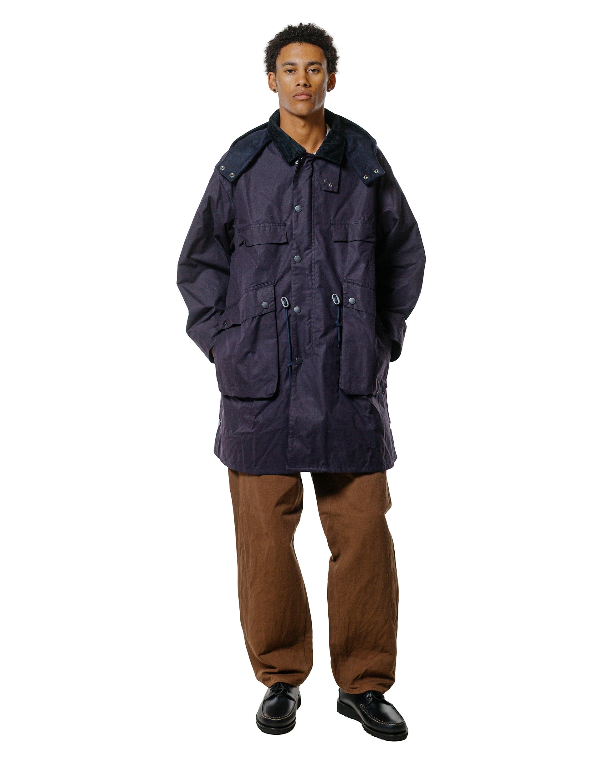 lost & found Barbour Barbour KAPTAIN SUNSHINE Bedale Casual Field Coat Dark Indigo