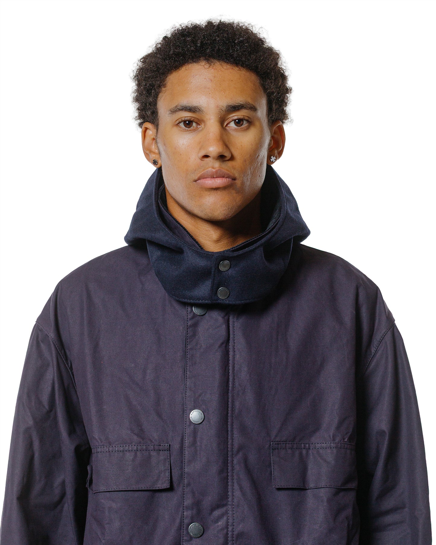 lost & found Barbour Barbour KAPTAIN SUNSHINE Bedale Casual Field Coat Dark Indigo