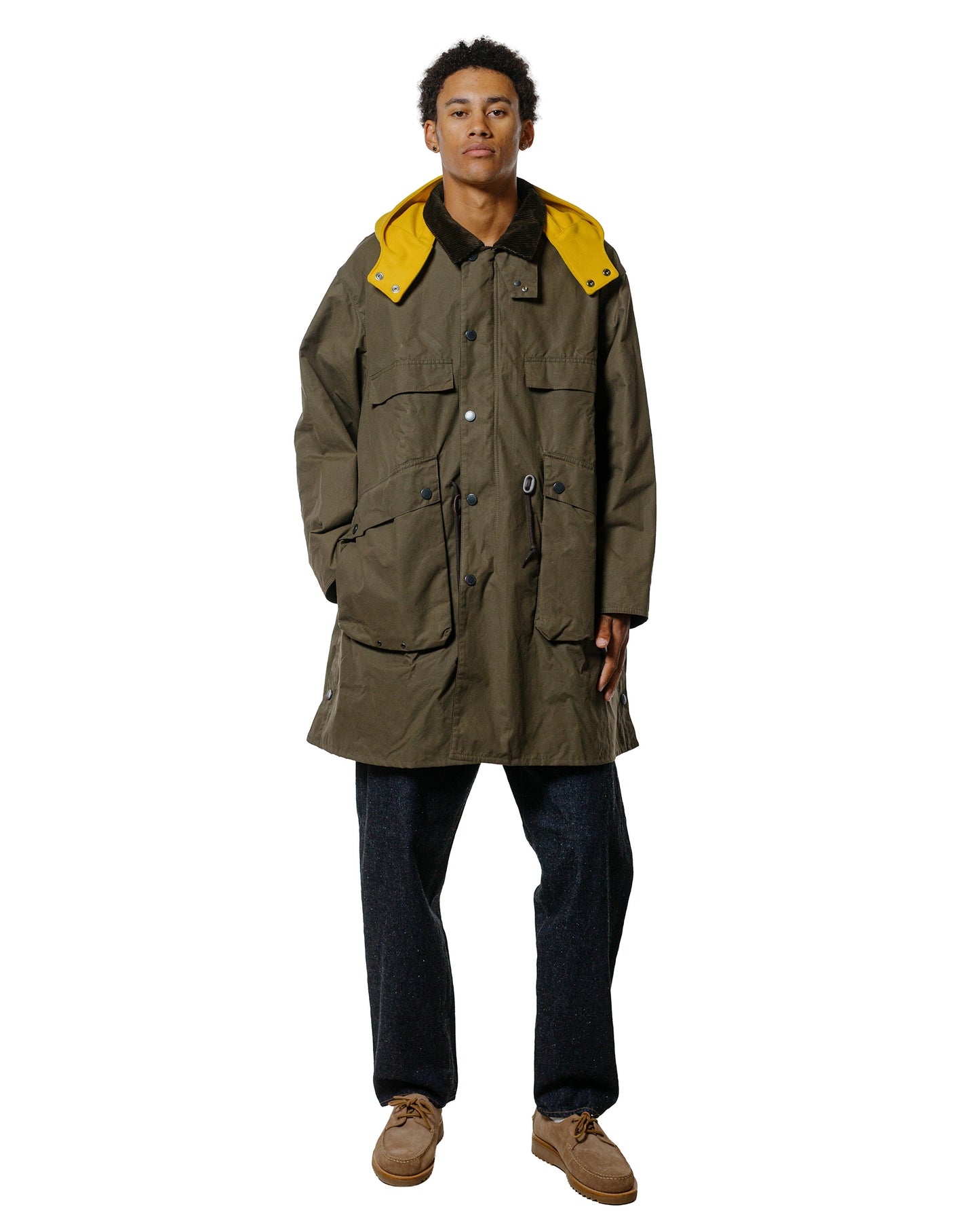lost & found Barbour Barbour KAPTAIN SUNSHINE Bedale Casual Field Coat Khaki Brown