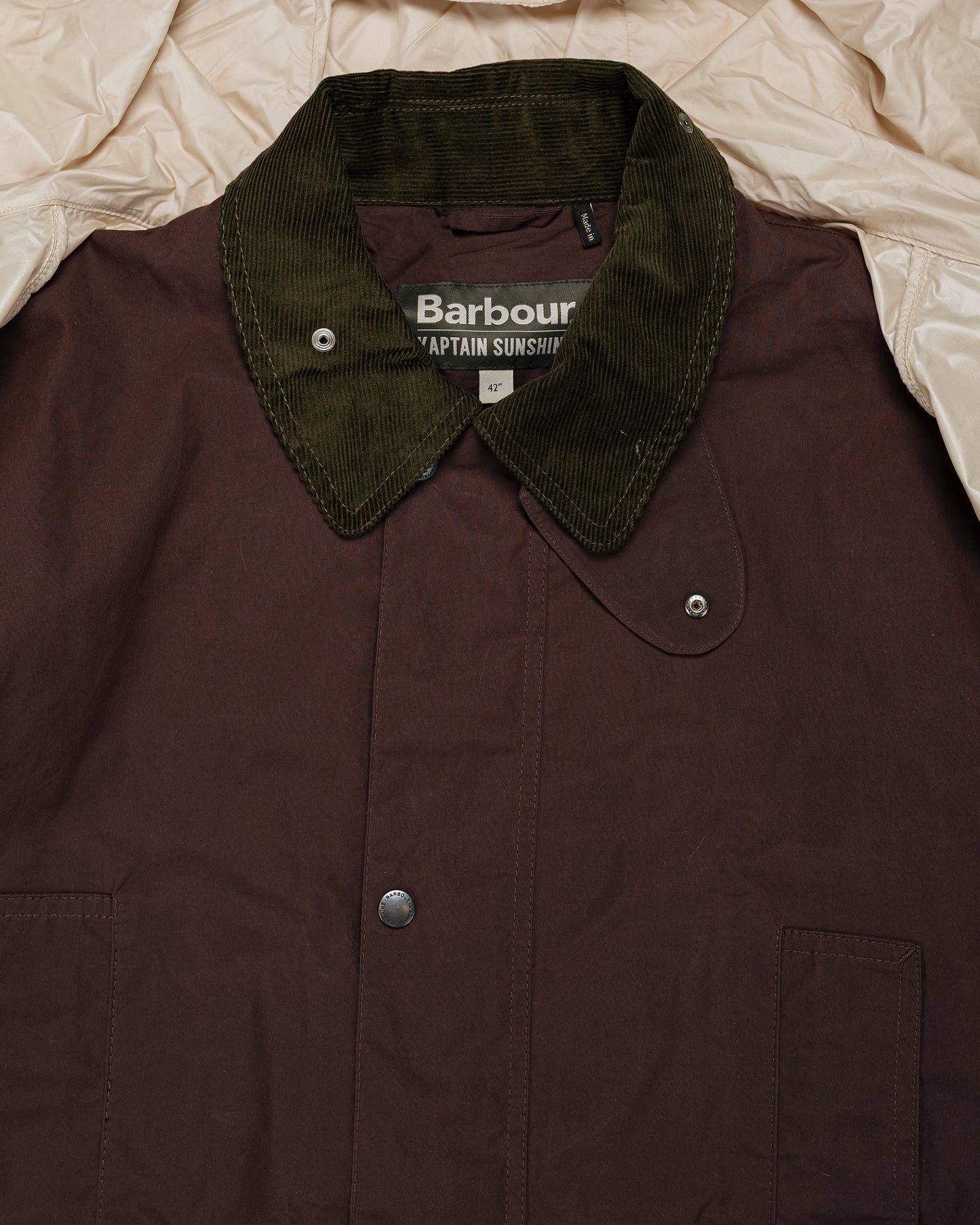lost & found Barbour Barbour KAPTAIN SUNSHINE Endurance Casual Jacket Light Olive