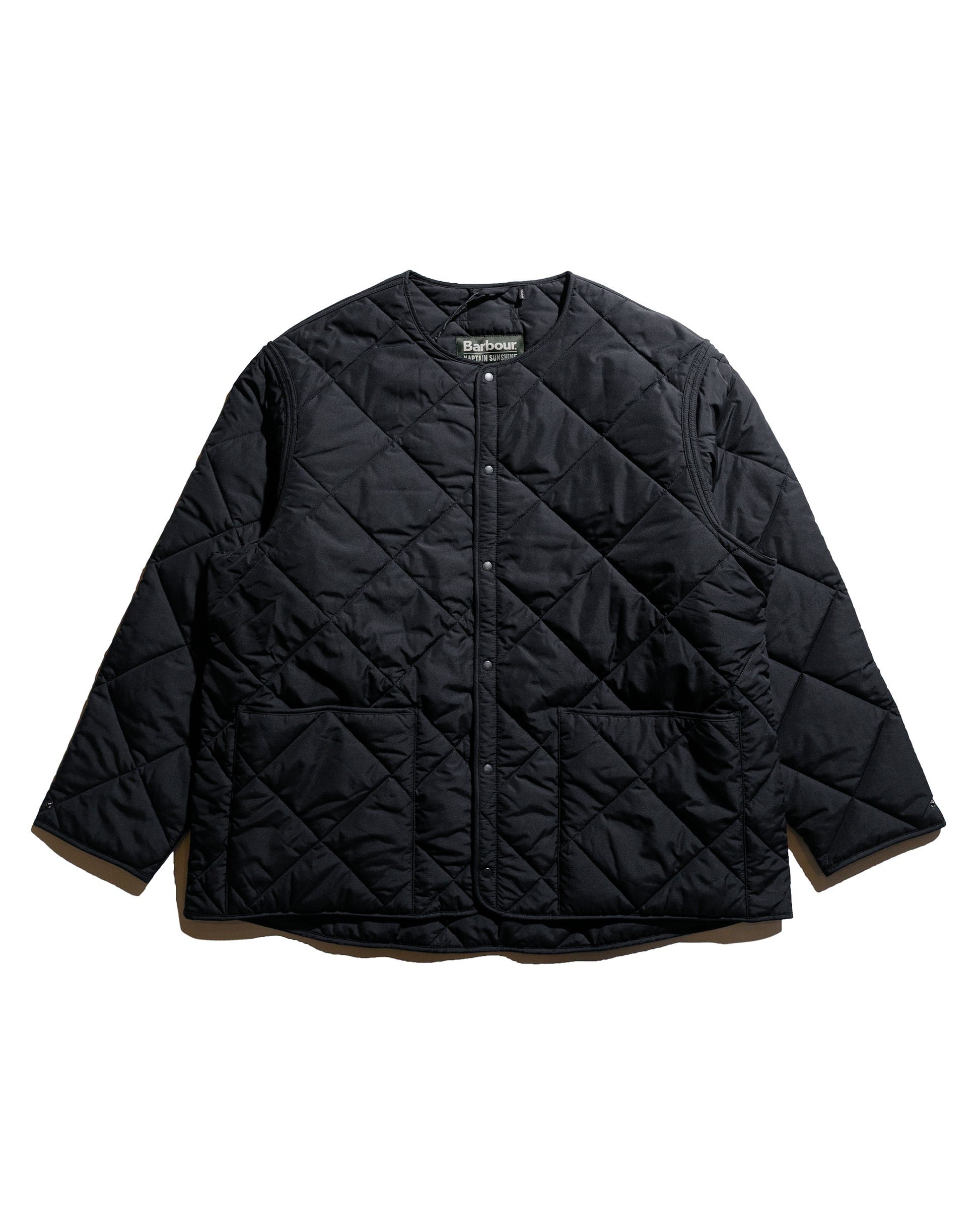 lost & found Barbour Barbour KAPTAIN SUNSHINE Quilted Liner Black