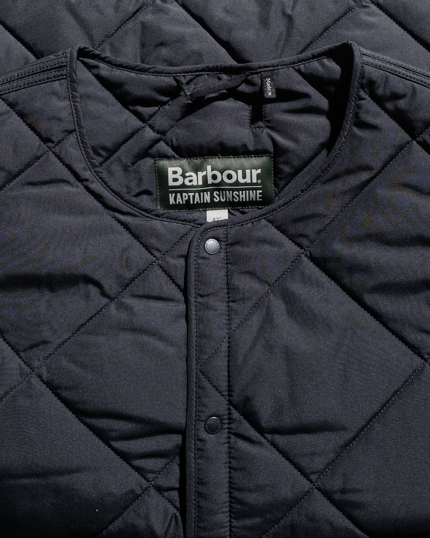 lost & found Barbour Barbour KAPTAIN SUNSHINE Quilted Liner Black