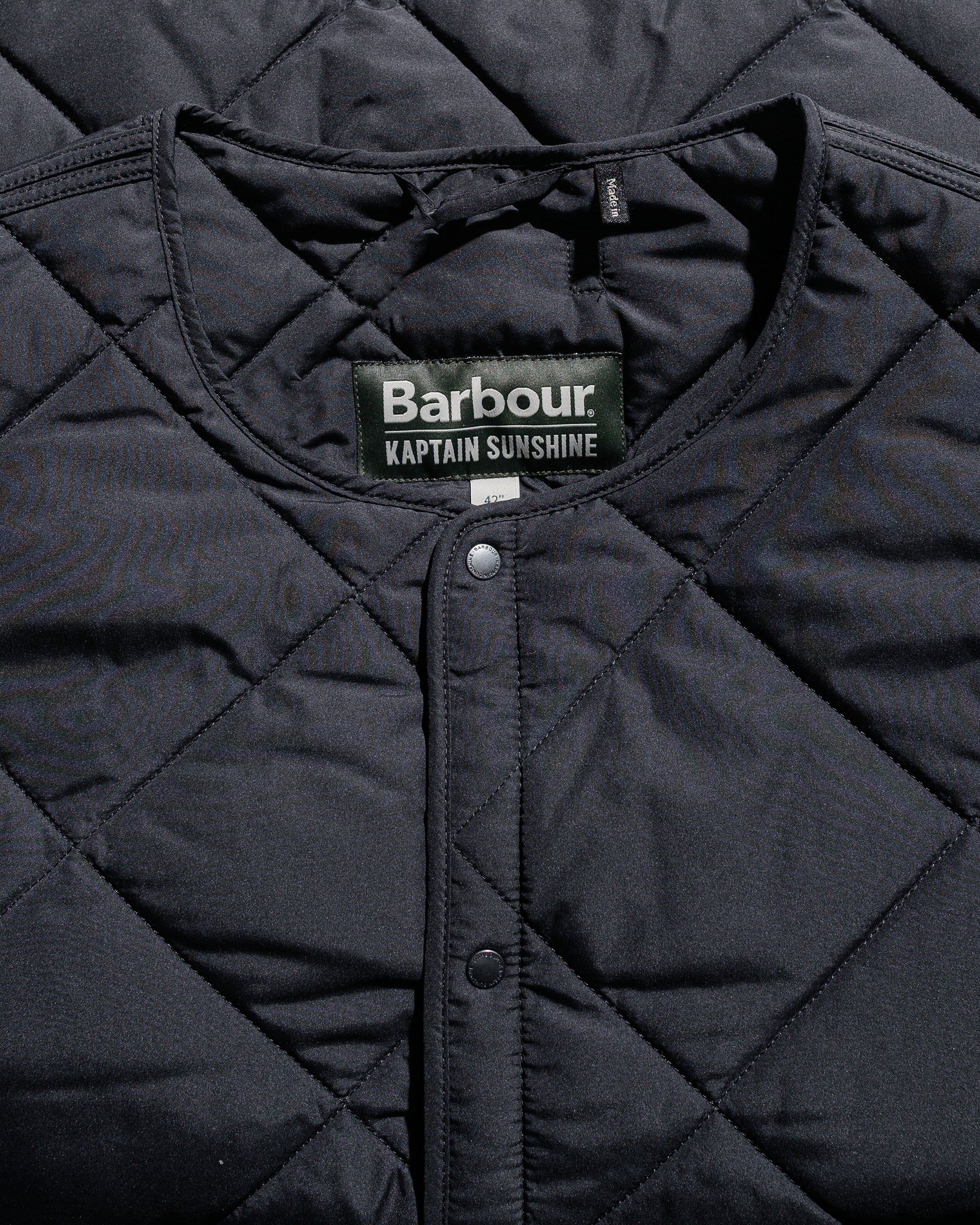 lost & found Barbour Barbour KAPTAIN SUNSHINE Quilted Liner Black